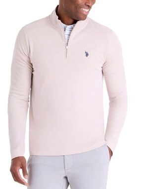 U.S. Polo Assn. Men's Quarter-Zip Pullover Shirt